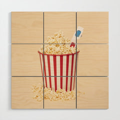 3D movie time Wood Wall Art