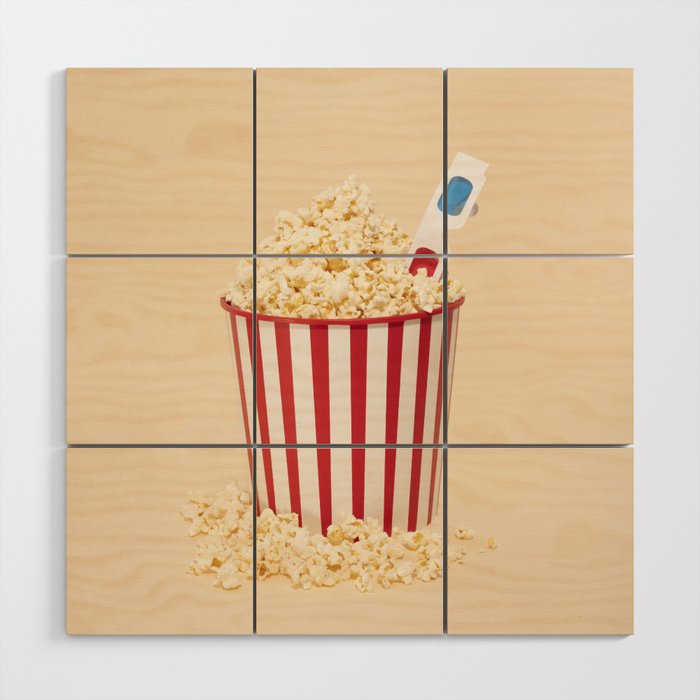 3D movie time Wood Wall Art
