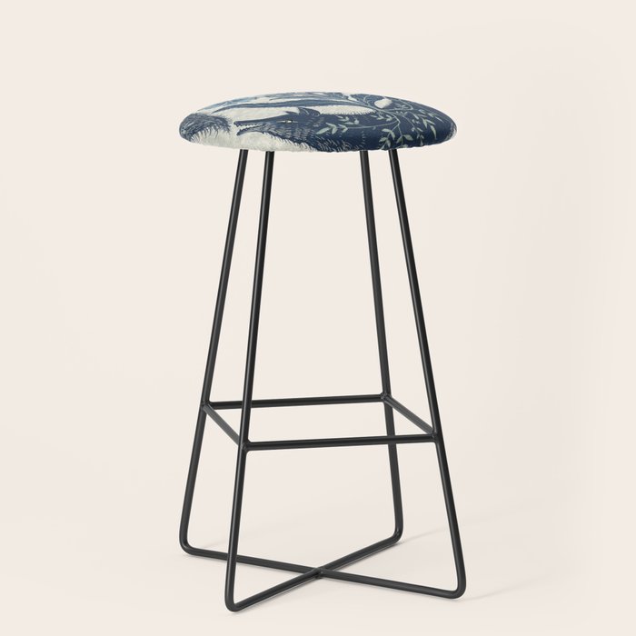 A Fox Chasing Its Tail Stool