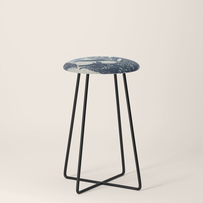 A Fox Chasing Its Tail Stool