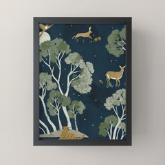 A Forest Awakens Full Moon Mini Art Print
