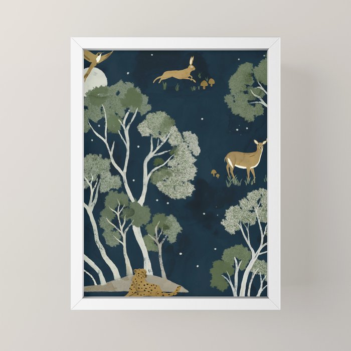 A Forest Awakens Full Moon Mini Art Print