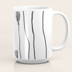A group of poppy heads Coffee Mug