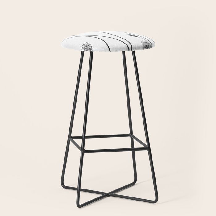 A group of poppy heads Stool