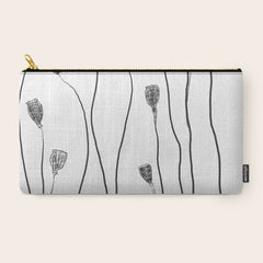 A group of poppy heads Carry All Pouch