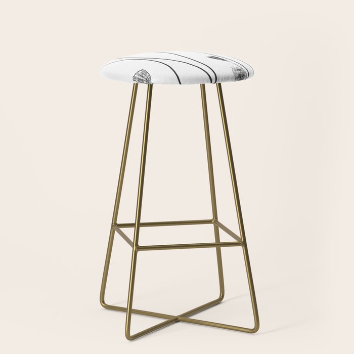 A group of poppy heads Stool