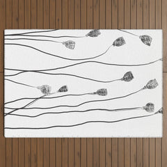 A group of poppy heads Outdoor Rug