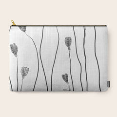 A group of poppy heads Carry All Pouch