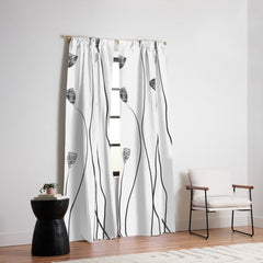 A group of poppy heads Window Curtain
