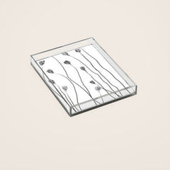 A group of poppy heads Acrylic Tray