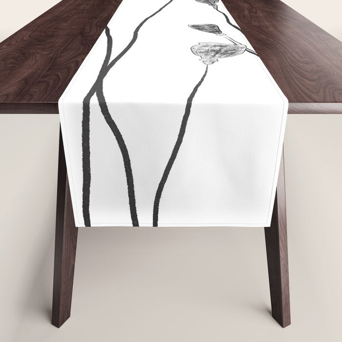 A group of poppy heads Table Runner