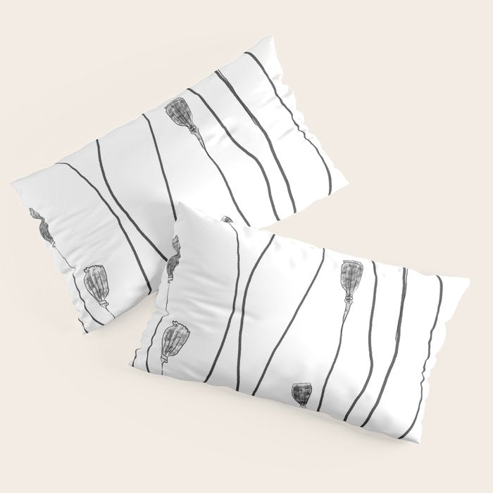 A group of poppy heads Pillow Sham
