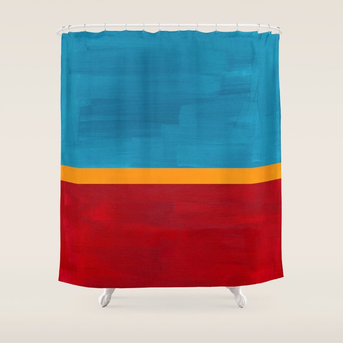 70s Glow  Shower Curtain
