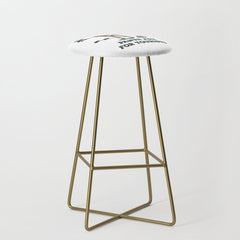 "Montana: Pants Are For Tourists" Funny Retro Cowboy Travel Art Stool