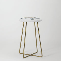 "Montana: Pants Are For Tourists" Funny Retro Cowboy Travel Art Stool