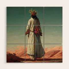 "Here He Comes" Wood Wall Art
