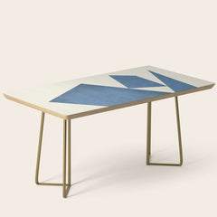3 Forms Composition - Blue Coffee Table