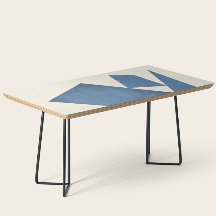 3 Forms Composition - Blue Coffee Table