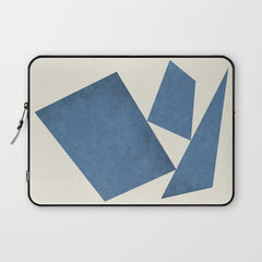 3 Forms Composition - Blue Laptop Sleeve
