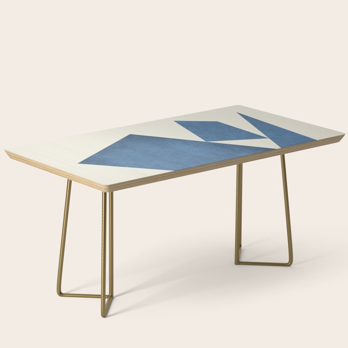 3 Forms Composition - Blue Coffee Table