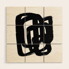 A Heavy Thought White Background Wood Wall Art