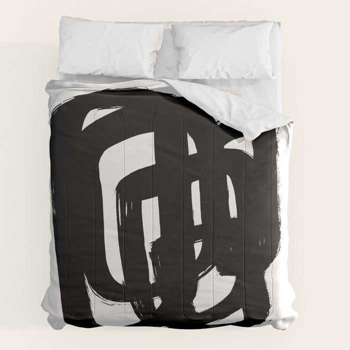 A Heavy Thought White Background Comforter
