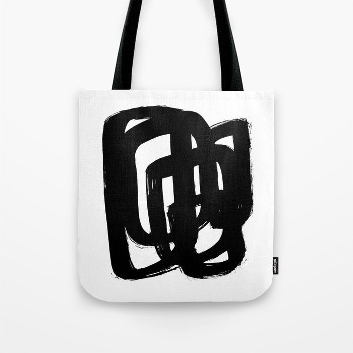 A Heavy Thought White Background Tote Bag