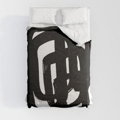 A Heavy Thought White Background Comforter