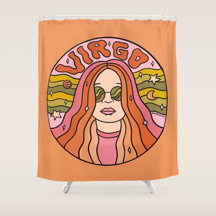 2020 Virgo Shower Curtain