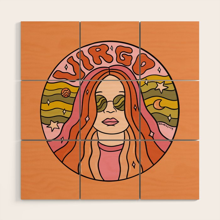 2020 Virgo Wood Wall Art