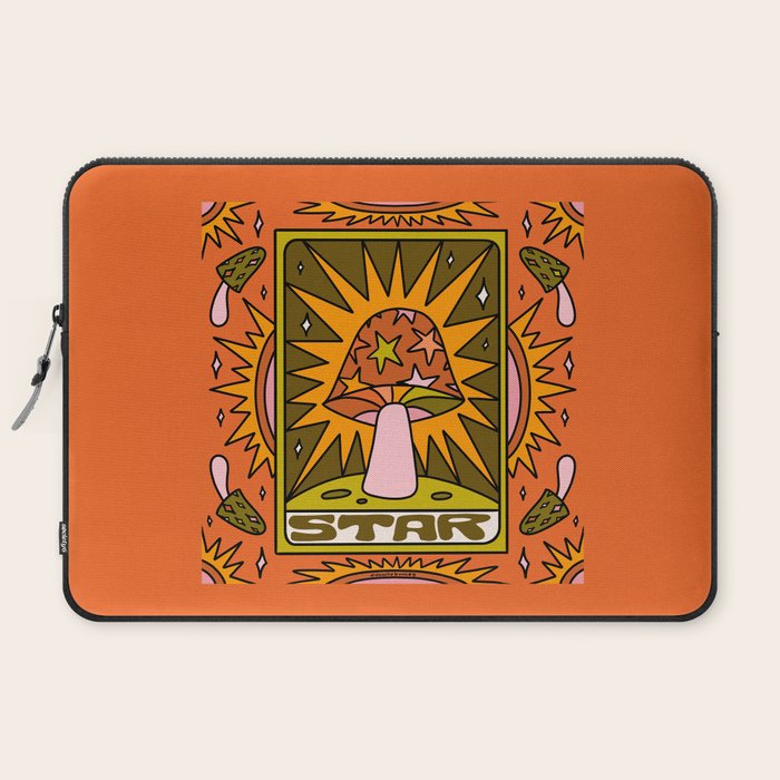 17. Star Mushroom Laptop Sleeve