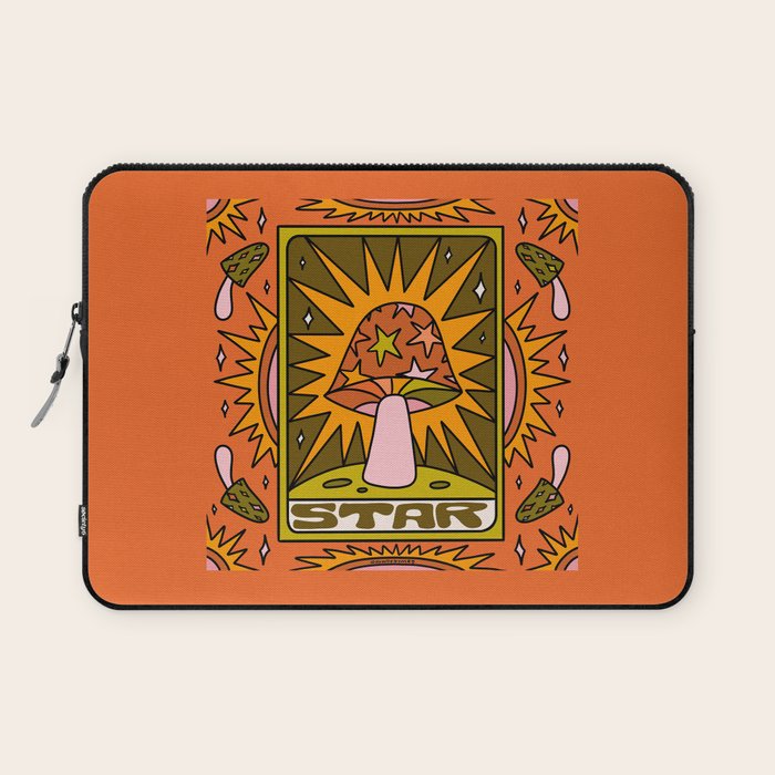 17. Star Mushroom Laptop Sleeve