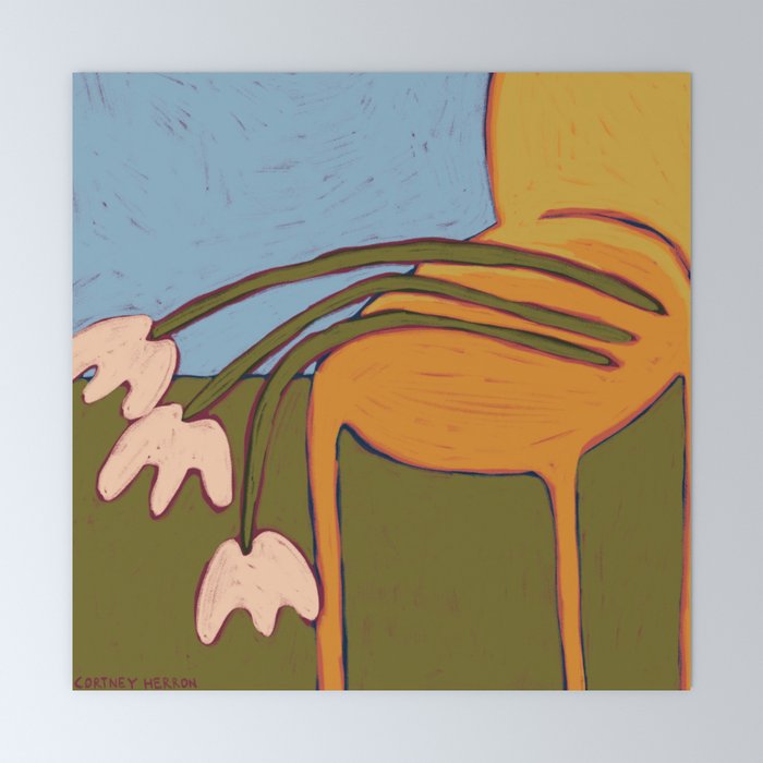 3 Flowers Mini Art Print