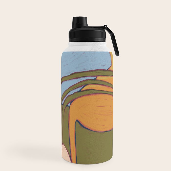3 Flowers Water Bottle