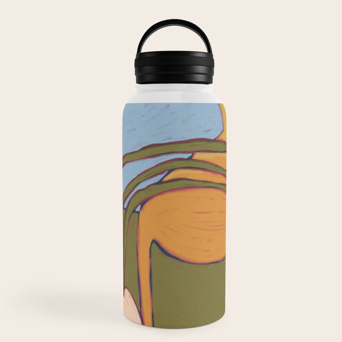 3 Flowers Water Bottle