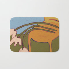 3 Flowers Bath Mat