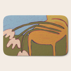 3 Flowers Bath Mat