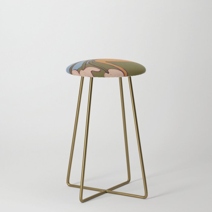 3 Flowers Stool