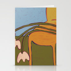 3 Flowers Stationery Card