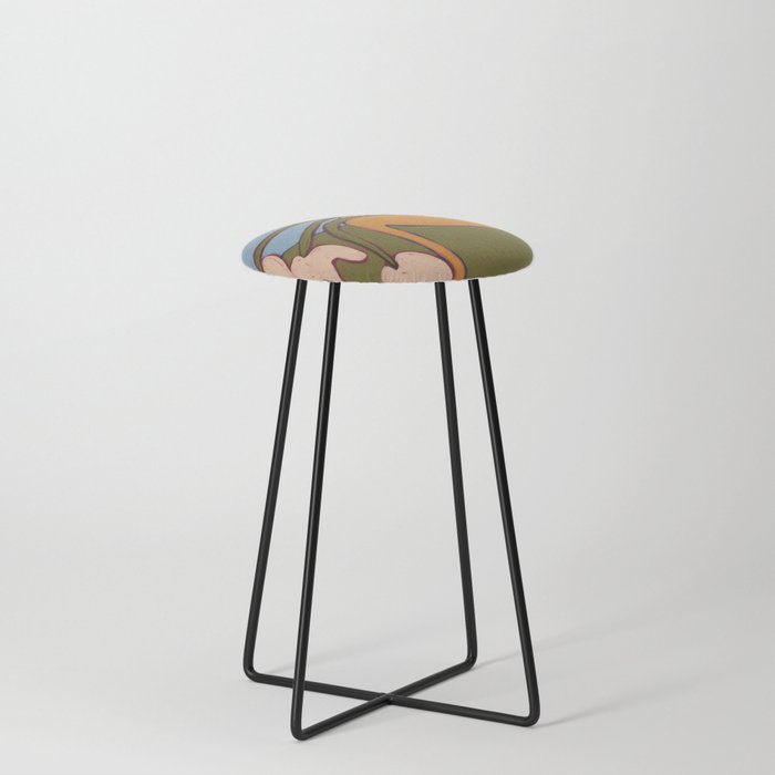 3 Flowers Stool