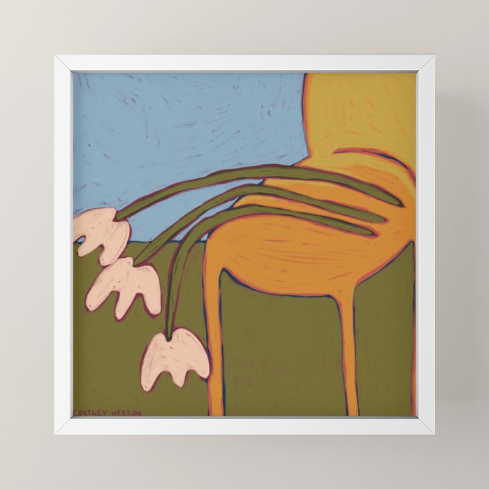 3 Flowers Mini Art Print