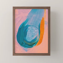 "May You Always Be The One Who Stays In Relentless Pursuit.." Mini Art Print