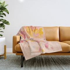 "O How Beautifully You Are Learning To Live Fully Right Where You Are." Throw Blanket
