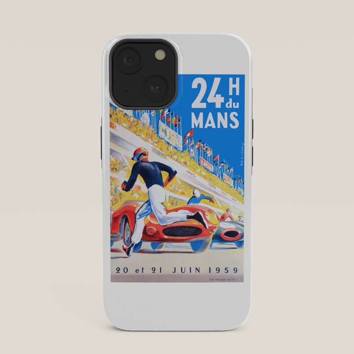 1959 24 Hours of Le Mans Race Poster iPhone Case
