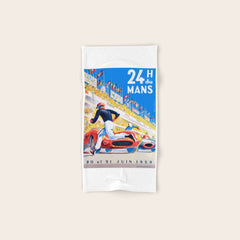 1959 24 Hours of Le Mans Race Poster Bath Towel