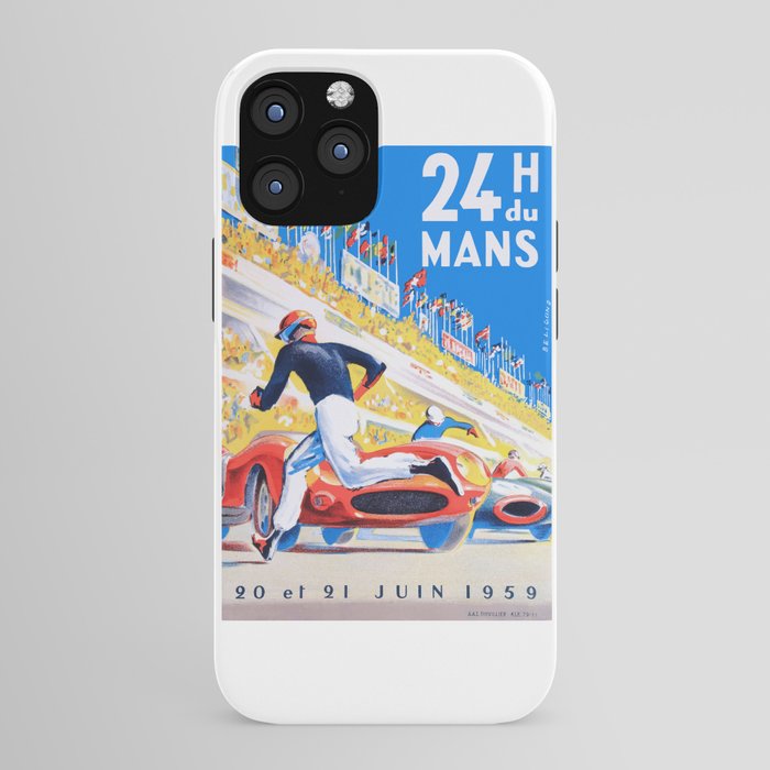 1959 24 Hours of Le Mans Race Poster iPhone Case