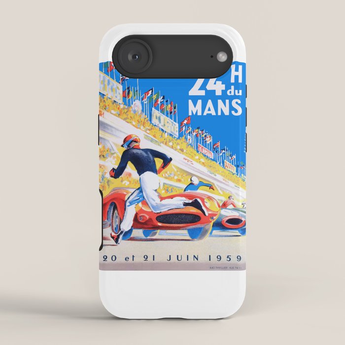 1959 24 Hours of Le Mans Race Poster iPhone Case