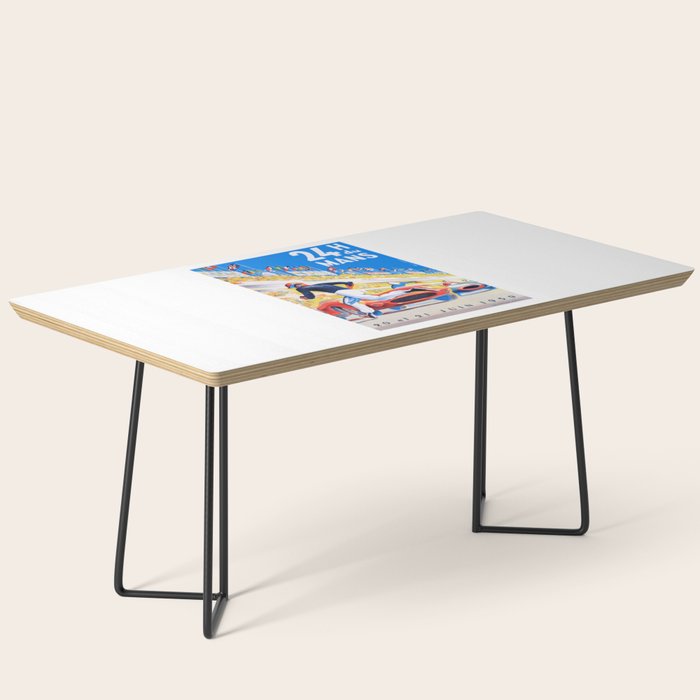 1959 24 Hours of Le Mans Race Poster Coffee Table