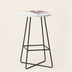 1959 24 Hours of Le Mans Race Poster Stool