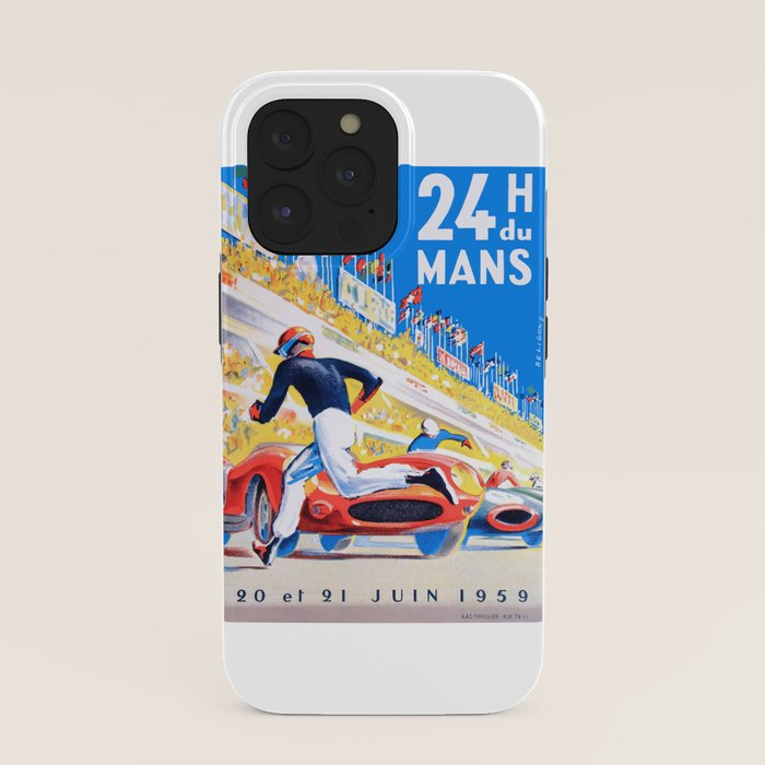1959 24 Hours of Le Mans Race Poster iPhone Case